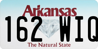 AR license plate 162WIQ