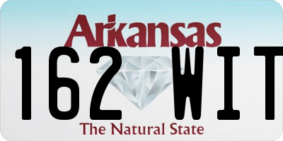 AR license plate 162WIT