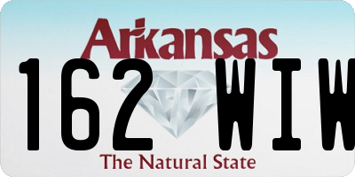 AR license plate 162WIW