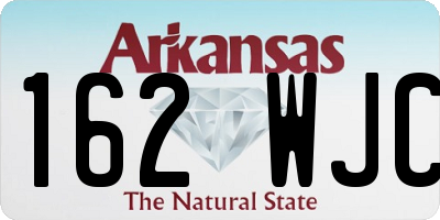 AR license plate 162WJC