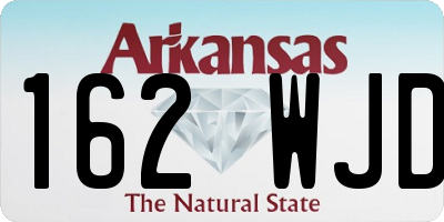 AR license plate 162WJD