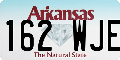 AR license plate 162WJE