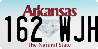 AR license plate 162WJH