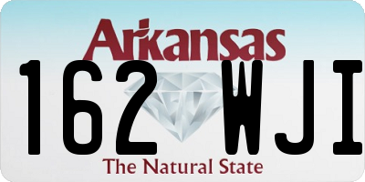 AR license plate 162WJI