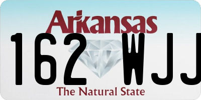 AR license plate 162WJJ