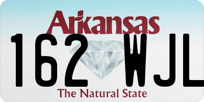 AR license plate 162WJL