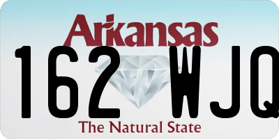 AR license plate 162WJQ