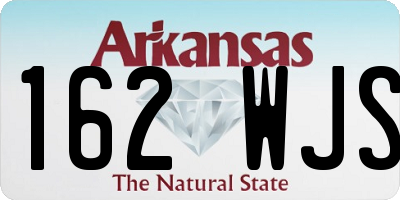 AR license plate 162WJS