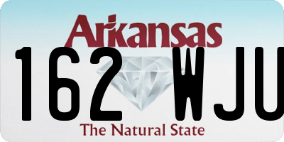 AR license plate 162WJU