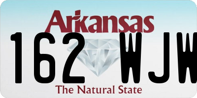 AR license plate 162WJW