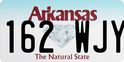 AR license plate 162WJY