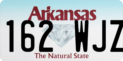 AR license plate 162WJZ