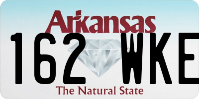 AR license plate 162WKE