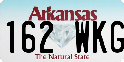 AR license plate 162WKG