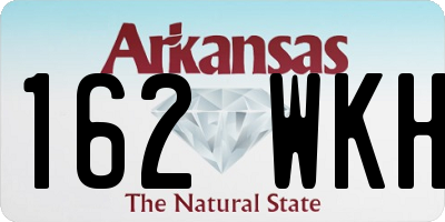 AR license plate 162WKH