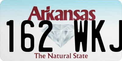 AR license plate 162WKJ