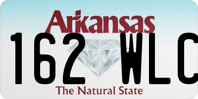 AR license plate 162WLC