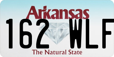 AR license plate 162WLF