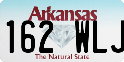 AR license plate 162WLJ