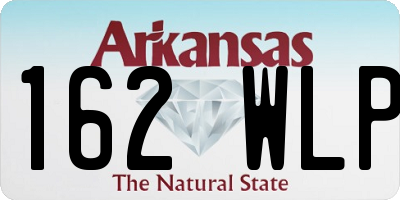 AR license plate 162WLP
