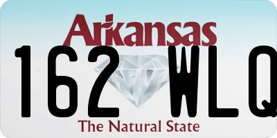 AR license plate 162WLQ