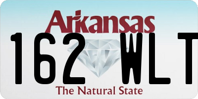 AR license plate 162WLT