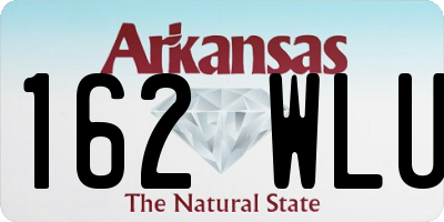 AR license plate 162WLU