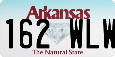 AR license plate 162WLW