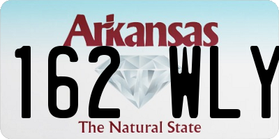 AR license plate 162WLY