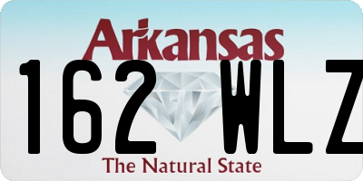 AR license plate 162WLZ