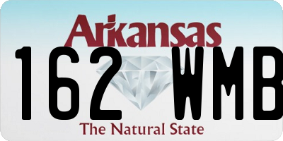 AR license plate 162WMB