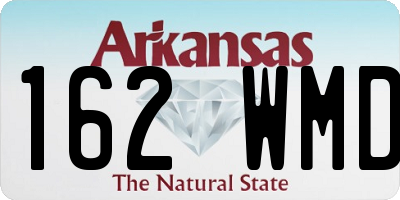 AR license plate 162WMD