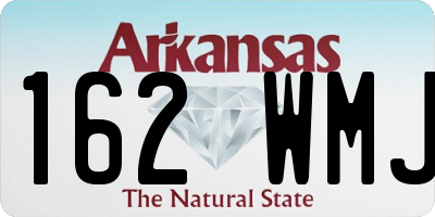 AR license plate 162WMJ