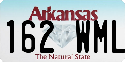 AR license plate 162WML