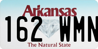 AR license plate 162WMN