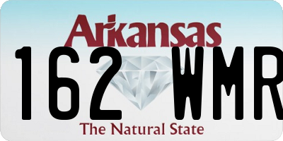 AR license plate 162WMR