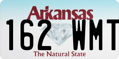 AR license plate 162WMT