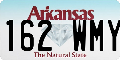 AR license plate 162WMY