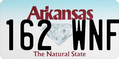 AR license plate 162WNF
