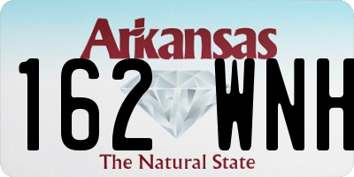 AR license plate 162WNH