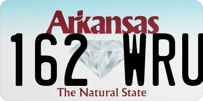 AR license plate 162WRU