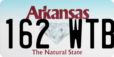 AR license plate 162WTB