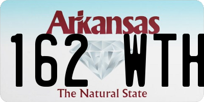 AR license plate 162WTH