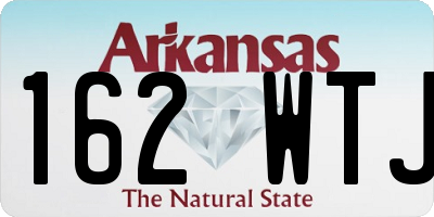 AR license plate 162WTJ