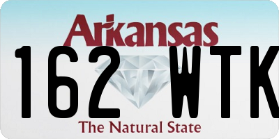 AR license plate 162WTK