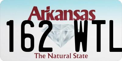 AR license plate 162WTL