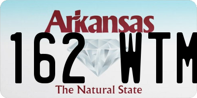 AR license plate 162WTM
