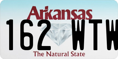 AR license plate 162WTW