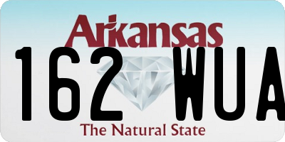AR license plate 162WUA