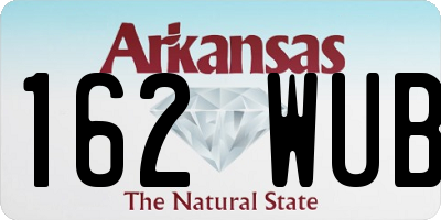 AR license plate 162WUB
